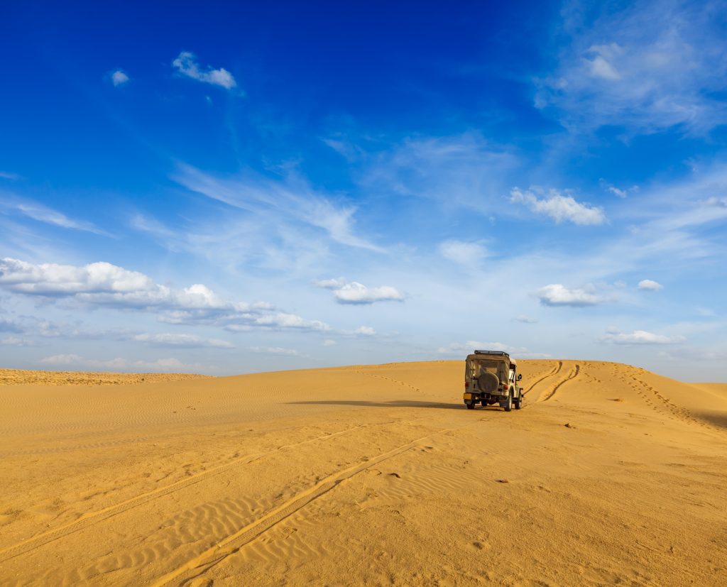 Desert safari background